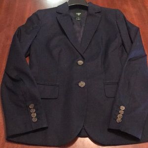 Navy J.Crew suiting blazer